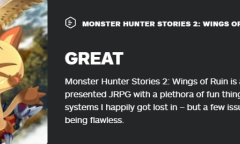 《怪物猎人物语2：毁灭之翼》IGN评分8分：有趣且让人沉迷的JRPG