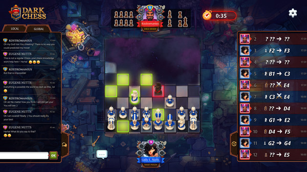 后翼弃兵：迷雾棋局