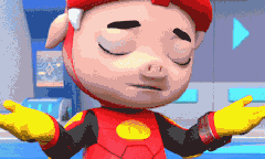 小呆呆拿手枪表情包大全