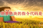 《我的世界》铁块的指令代码分享