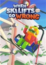 当滑雪升降机发生了故障