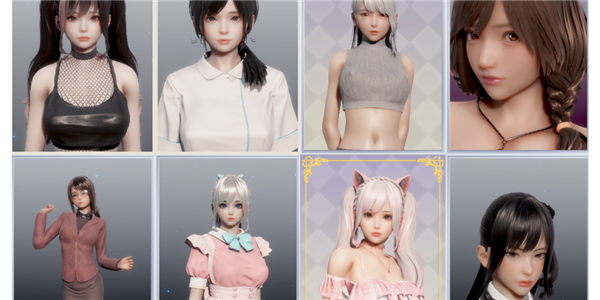 RoomGirl捏脸人物卡补丁合集