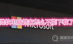 微软电脑管家怎么不能下载了