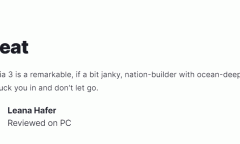 《维多利亚3》IGN评分8分 政经系统深度十足