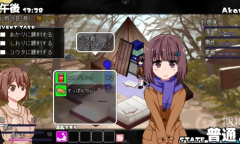 《冬日狂想曲》与女性角色进行拍卡对战教程