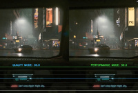 《赛博朋克2077》1.6版本XSS主机画面对比放出 性能模式更稳