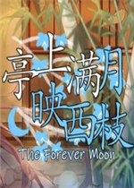 亭上满月映西枝