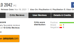 《战地2042》首批媒体评分出炉：GameSpot临时评分8分、M站均分81