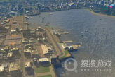 《城市天际线2》港口连接道路方法