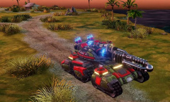 《红色警戒3：日冕》MOD苏联单位演示——联盟超重型坦克