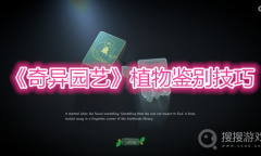 《奇异园艺》植物鉴别技巧