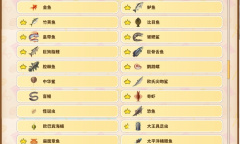 《哆啦A梦牧场物语2》鱼类图鉴一览