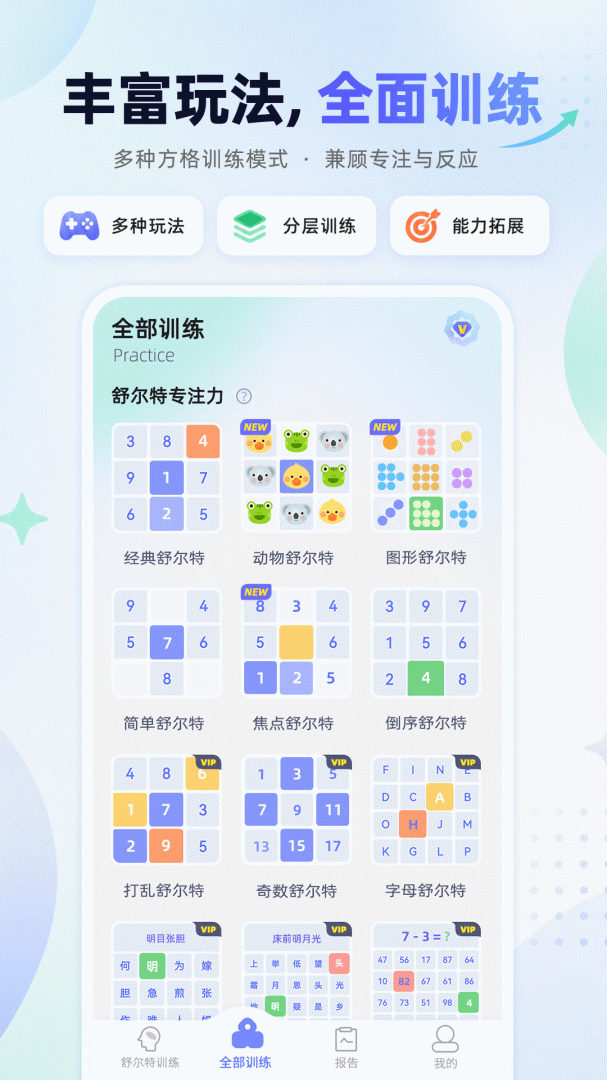 舒尔特方格训练