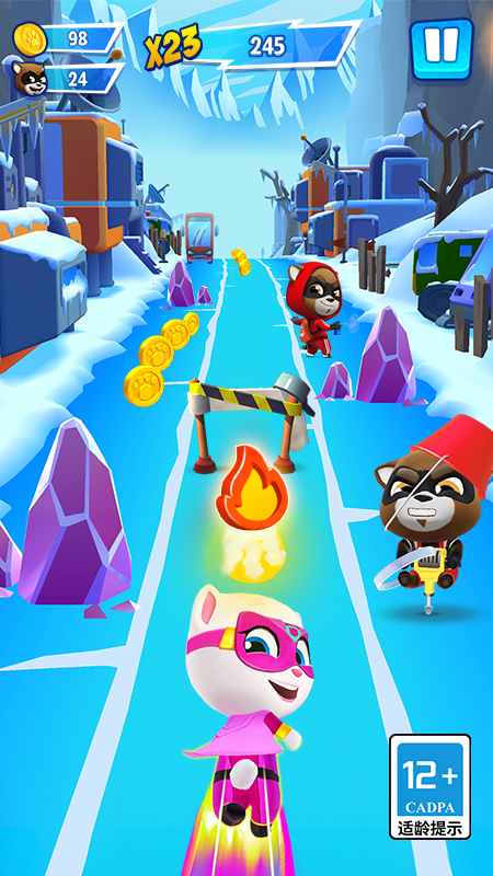 汤姆猫英雄跑酷国际版(Talking Tom Hero Dash)