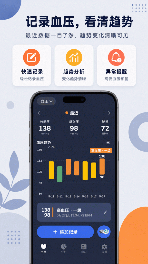血压记录助手app