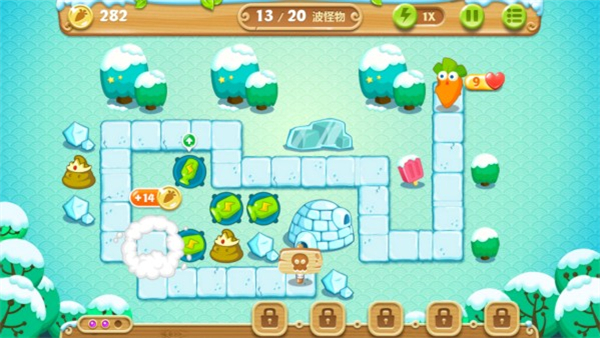 保卫萝卜2小米版摆放位置攻略