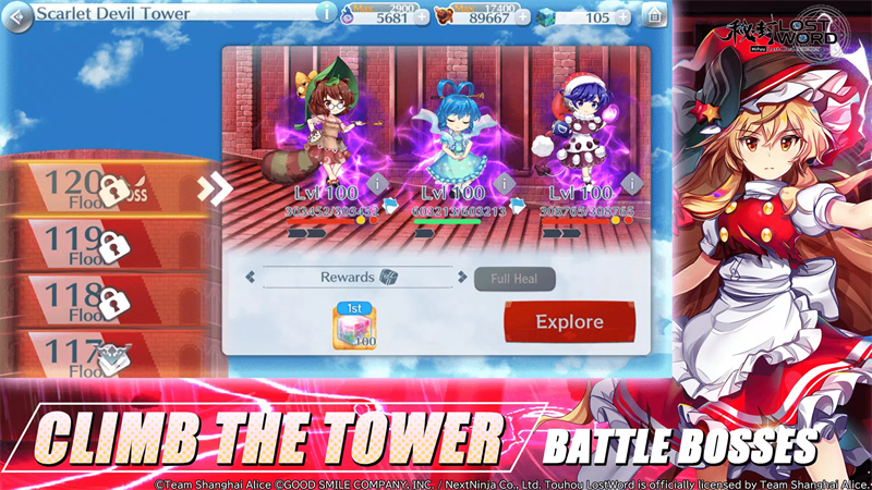 东方归言录国际服(Touhou LostWord)