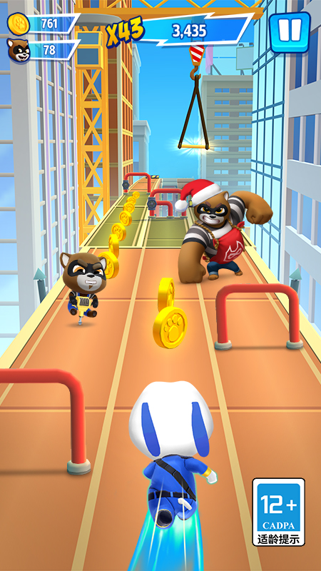 汤姆猫英雄跑酷国际版(Talking Tom Hero Dash)