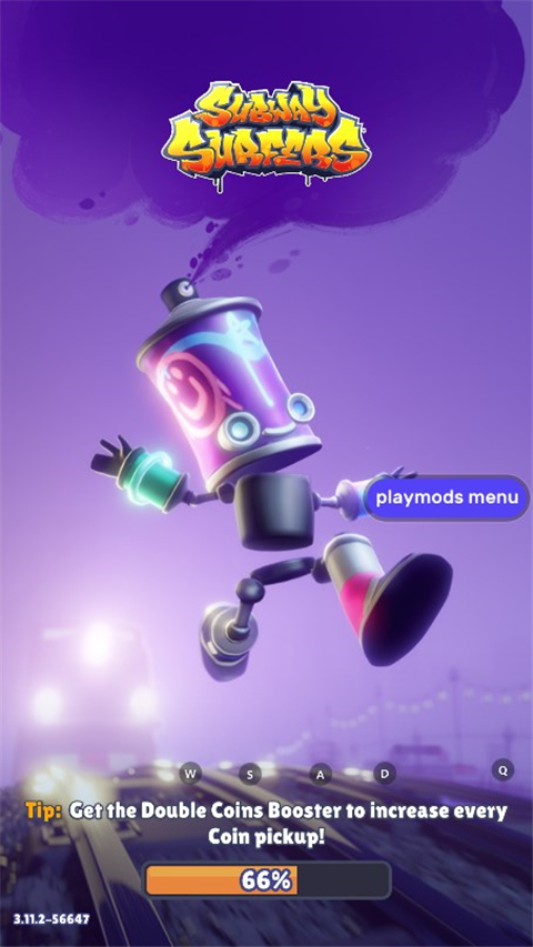 地铁跑酷变速版内置菜单中文版