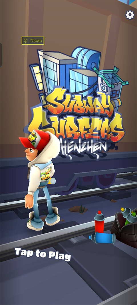 地铁跑酷上帝视角版内置菜单版