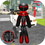 绳索英雄蜘蛛火柴人