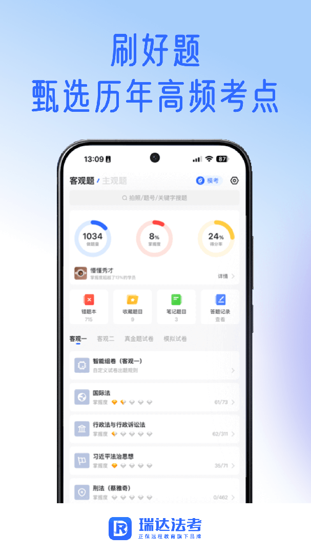 瑞达法考app