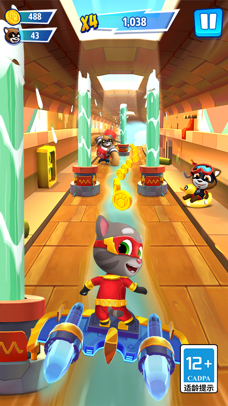 汤姆猫英雄跑酷国际版(Talking Tom Hero Dash)