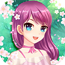 时尚女孩的装扮秀