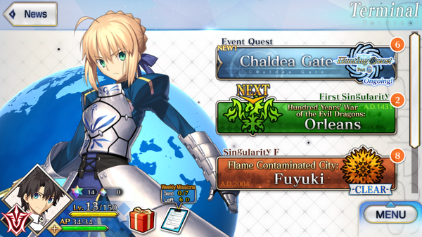 命运冠位指定国际版(Fate Grand Order)