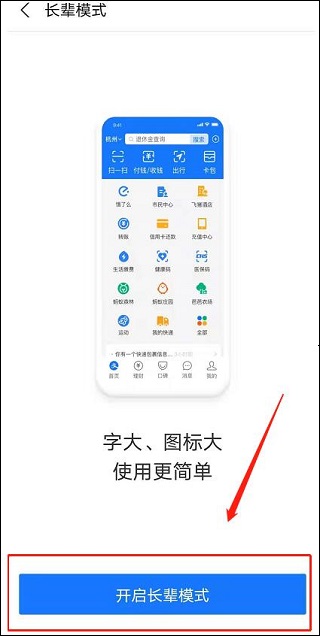 支付宝长辈版