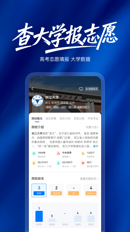 阳光高考志愿填报（综合参考系统）