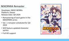 steam早期“名著”艹猫《猫娘乐园》将要高清重置