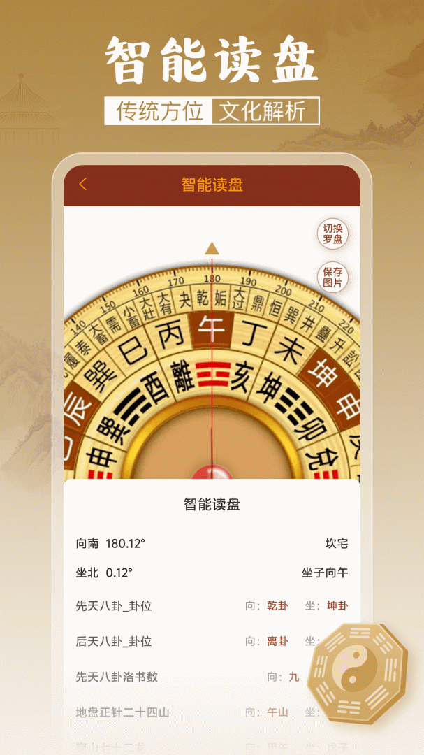 风水罗盘实景