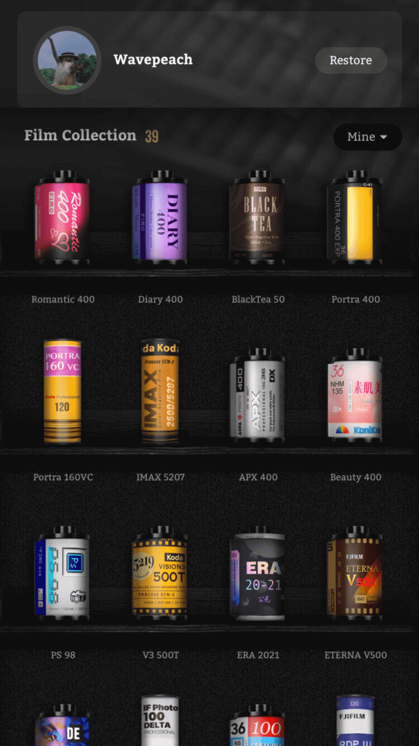 FIMO(复古胶片相机)