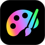 小画家涂鸦画画