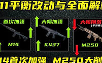 《三角洲行动》S11测试服武器干员与排位改动一览