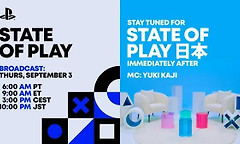 索尼State of Play将于9月3日举办 两场直播连续播出