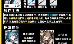 明日方舟终末地物理碎冰队怎么配对？