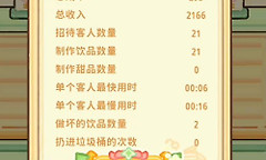 《菜鸡梦想家》奶茶制作与营业挑战结算检查